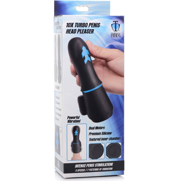 10X Turbo Silicone Penis Head Pleaser