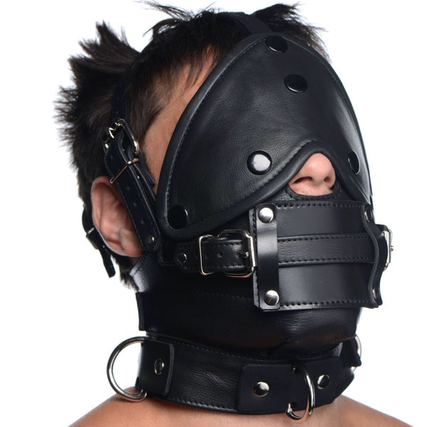 STRICT LEATHER Leather Head Harness with Removeable Gag - Extreme Toyz Singapore - https://extremetoyz.com.sg - Sex Toys and Lingerie Online Store - Bondage Gear / Vibrators / Electrosex Toys / Wireless Remote Control Vibes / Sexy Lingerie and Role Play / BDSM / Dungeon Furnitures / Dildos and Strap Ons  / Anal and Prostate Massagers / Anal Douche and Cleaning Aide / Delay Sprays and Gels / Lubricants and more...