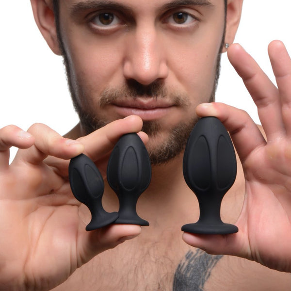 Master Series Triple Juicers Silicone Anal Trainer Set - Extreme Toyz Singapore - https://extremetoyz.com.sg - Sex Toys and Lingerie Online Store - Bondage Gear / Vibrators / Electrosex Toys / Wireless Remote Control Vibes / Sexy Lingerie and Role Play / BDSM / Dungeon Furnitures / Dildos and Strap Ons  / Anal and Prostate Massagers / Anal Douche and Cleaning Aide / Delay Sprays and Gels / Lubricants and more...