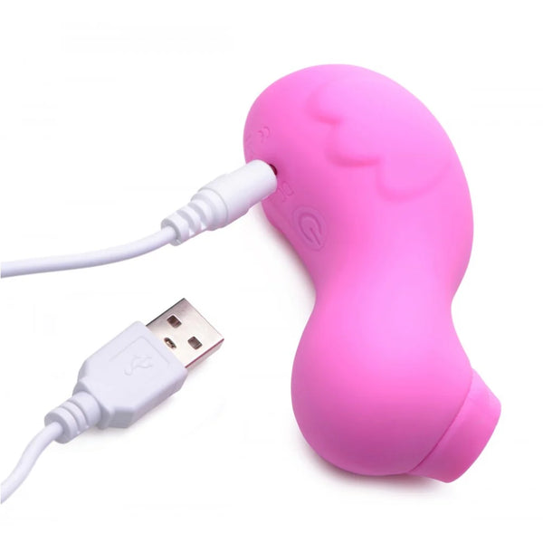 Sucky Ducky Silicone Rechargeable Clitoral Stimulator - Pink