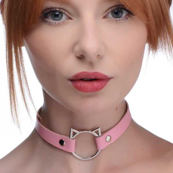 Master Series Kinky Kitty Ring Slim Choker - Extreme Toyz Singapore - https://extremetoyz.com.sg - Sex Toys and Lingerie Online Store - Bondage Gear / Vibrators / Electrosex Toys / Wireless Remote Control Vibes / Sexy Lingerie and Role Play / BDSM / Dungeon Furnitures / Dildos and Strap Ons &nbsp;/ Anal and Prostate Massagers / Anal Douche and Cleaning Aide / Delay Sprays and Gels / Lubricants and more...