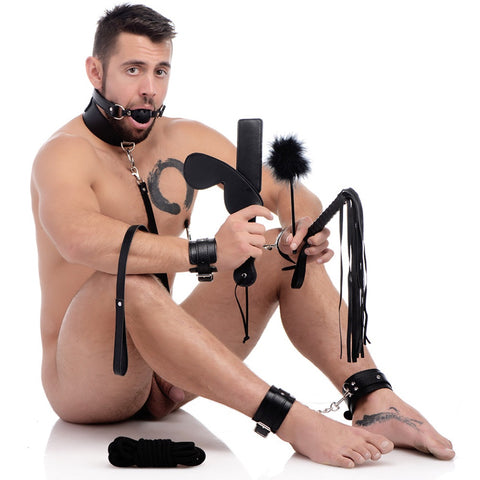 Deluxe 10 Piece Bondage Set