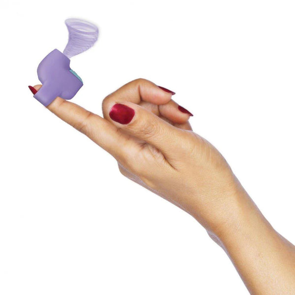 12X Mini Rechargeable Silicone Clit Stimulator - Purple