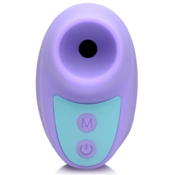 12X Mini Rechargeable Silicone Clit Stimulator - Purple