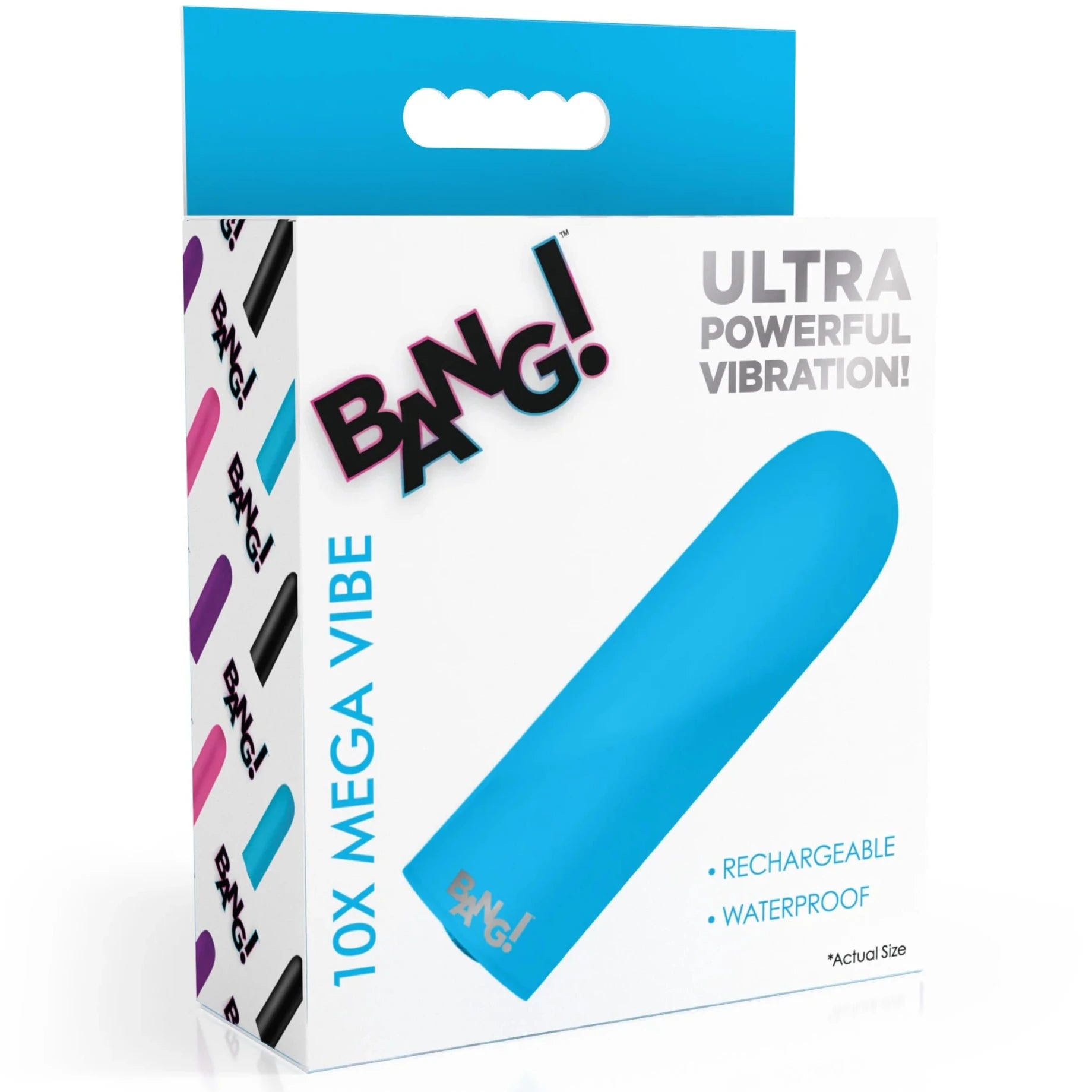 10X Rechargeable Mega Bullet Vibe - Blue