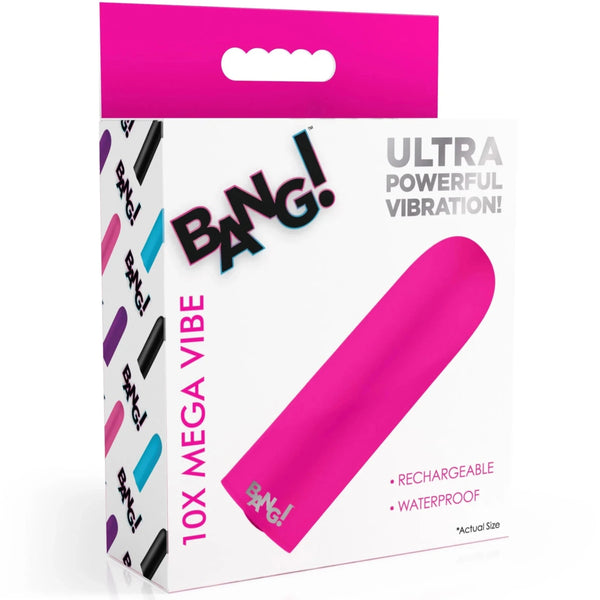 10X Rechargeable Mega Bullet Vibe - Pink