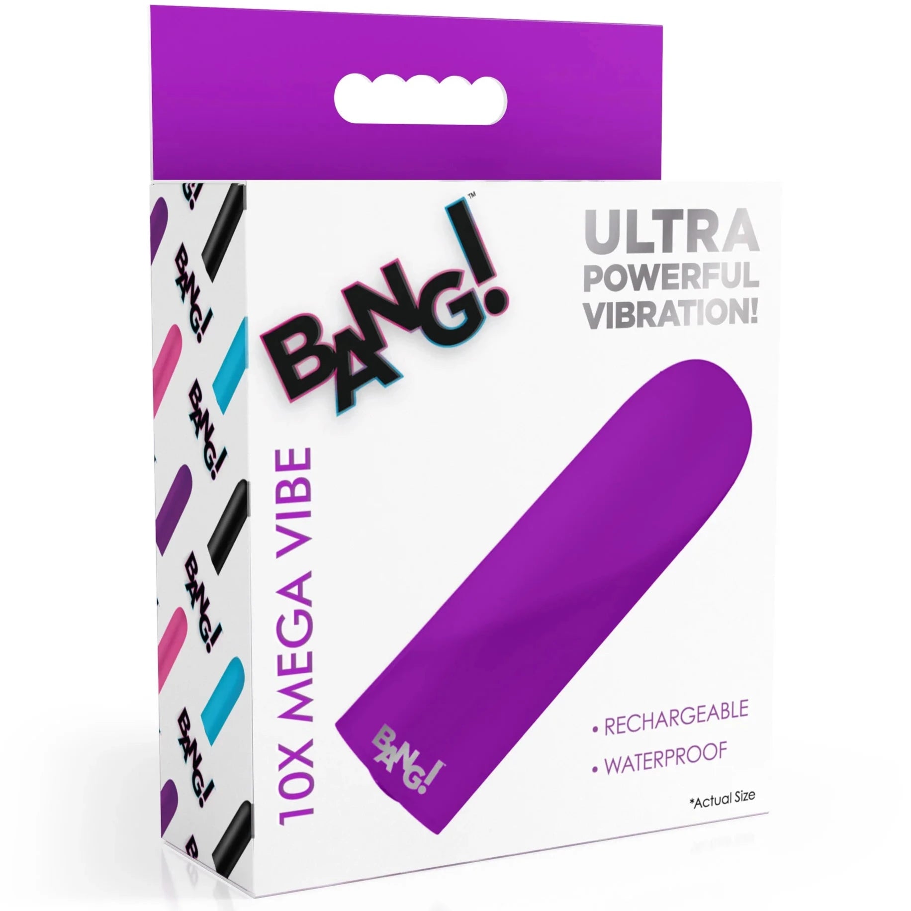 10X Rechargeable Mega Bullet Vibe - Purple