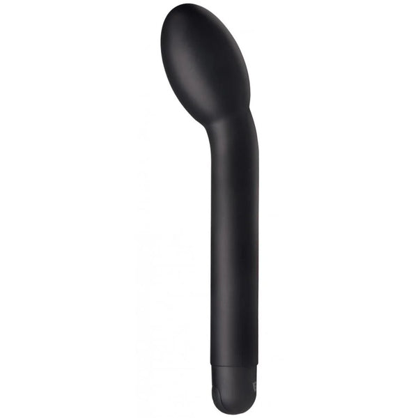 10X Rechargeable Silicone G-Spot Vibrator - Black