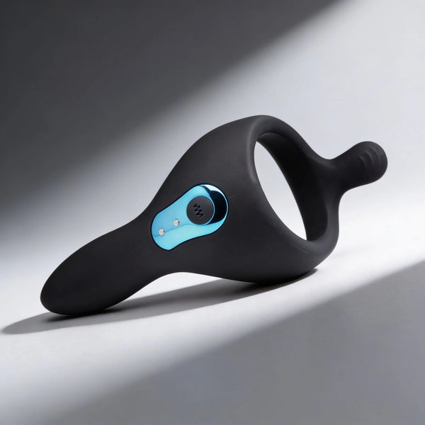 Power Taint 7X Silicone Cock and Ball Ring with Remote