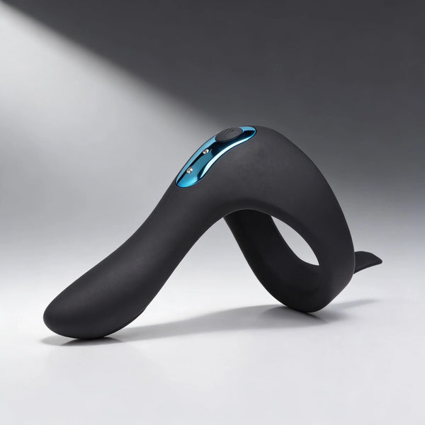 Power Taint 7X Silicone Cock and Ball Ring with Remote