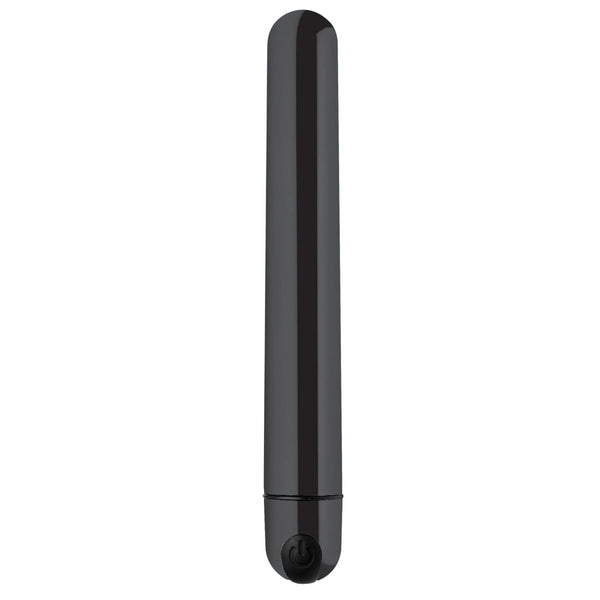 10X Rechargeable Slim Metallic Bullet - Black