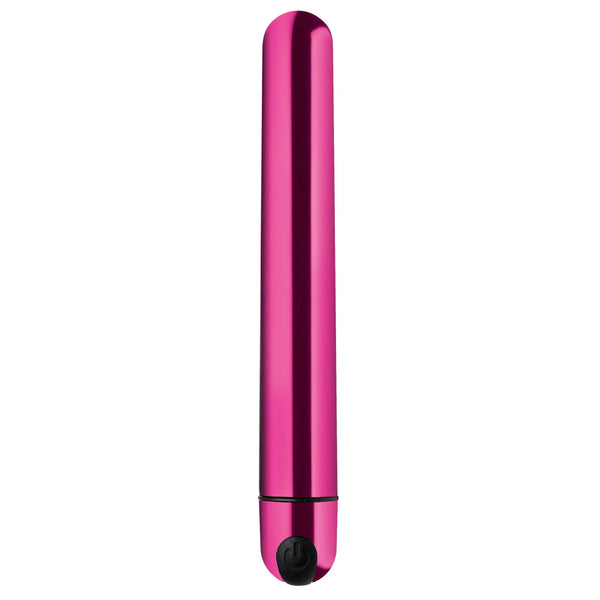 10X Rechargeable Slim Metallic Bullet - Pink