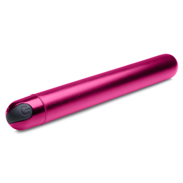 10X Rechargeable Slim Metallic Bullet - Pink