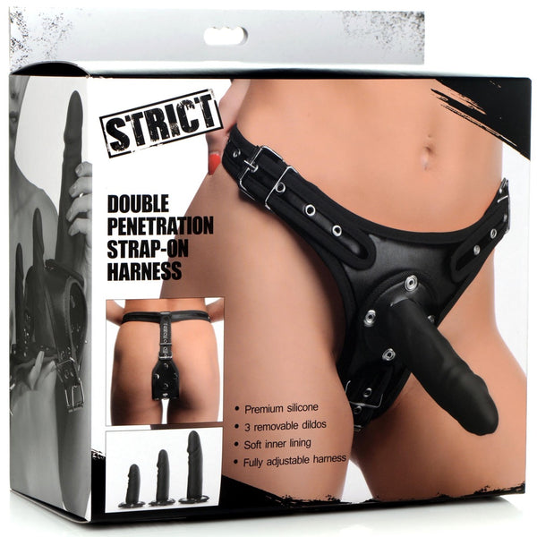 Double Penetration Strap On Harness