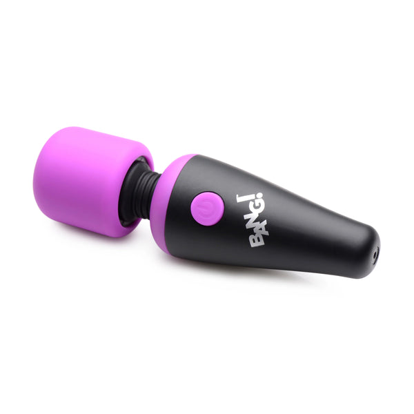 10X Ultra Powerful Rechargeable Silicone Mini Wand - Purple