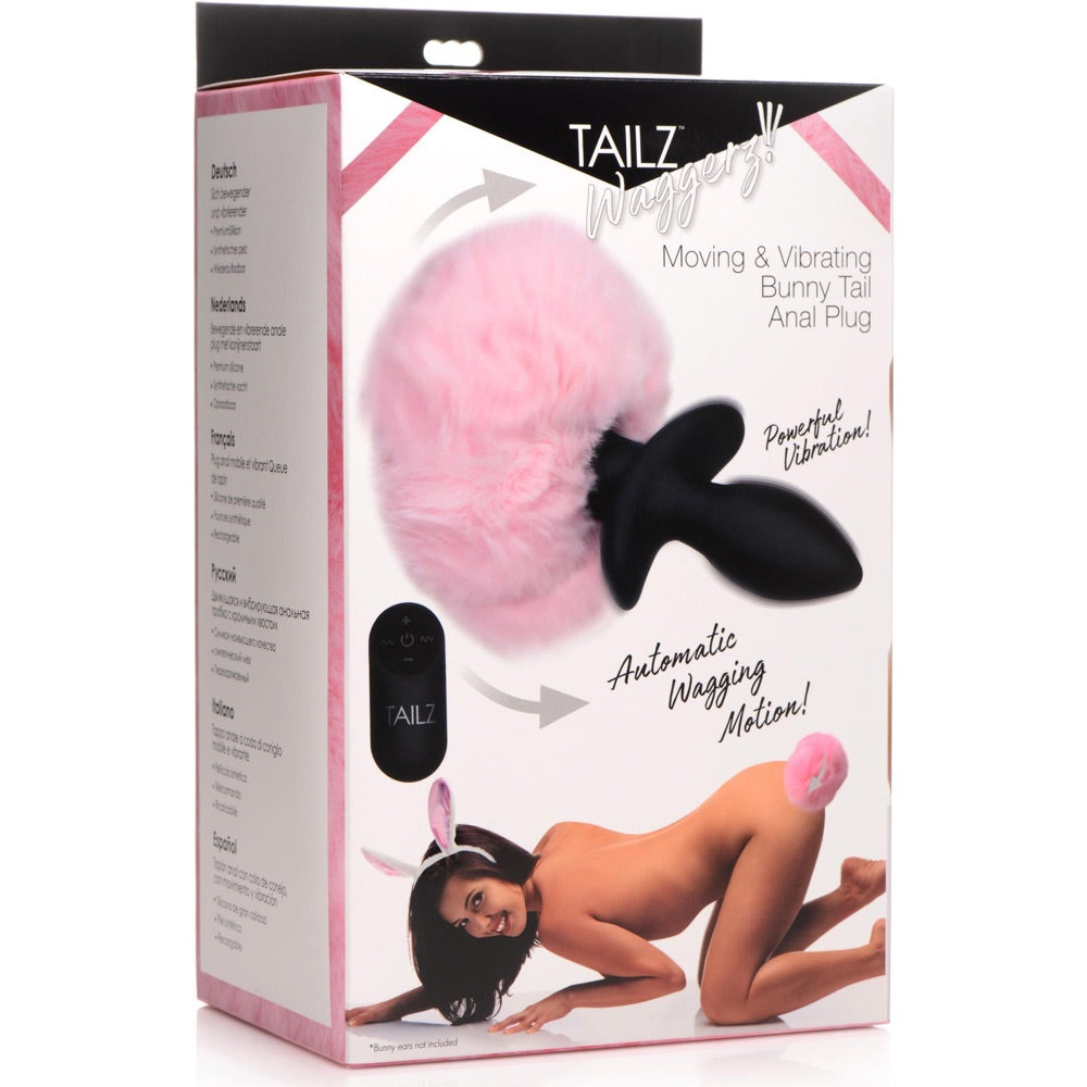 Remote Control Wagging Bunny Tail Anal Plug