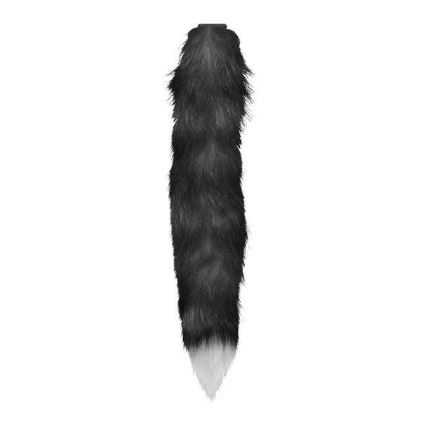 Snap-On! Interchangeable Fox Tail - Black & White