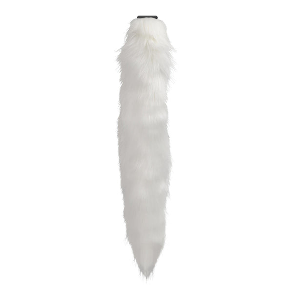 Snap-On! Interchangeable Fox Tail - White