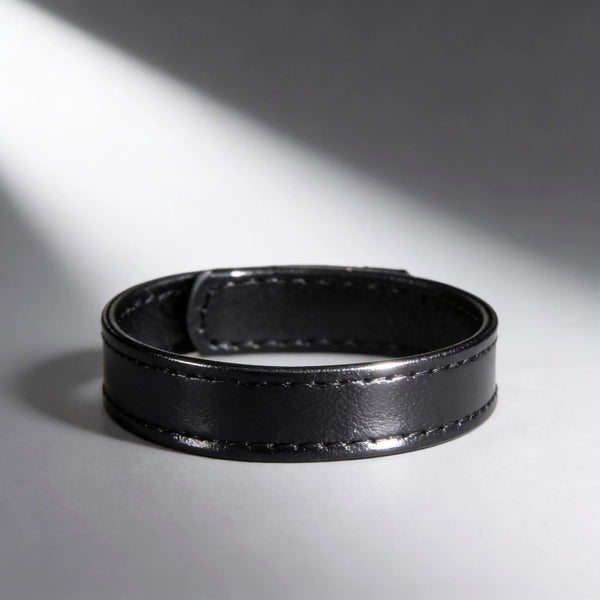 Cock Gear Leather and Velcro Cock Ring