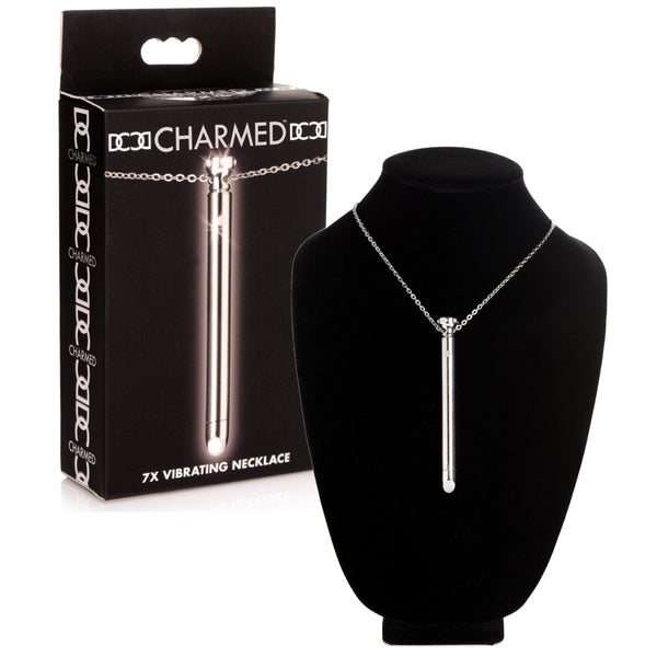 Charmed 7X Vibrating Rechargeable Necklace (3 Colours Available) - Extreme Toyz Singapore - https://extremetoyz.com.sg - Sex Toys and Lingerie Online Store  Edit alt text