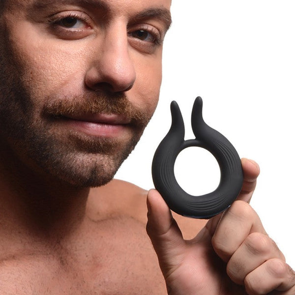 10X Dual Stim Silicone Cock Ring