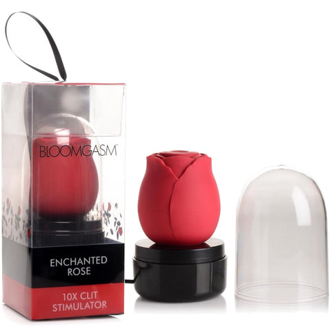 Inmi Bloomgasm Enchanted Rose 10X Rechargeable Clit Stimulator - Extreme Toyz Singapore - https://extremetoyz.com.sg - Sex Toys and Lingerie Online Store