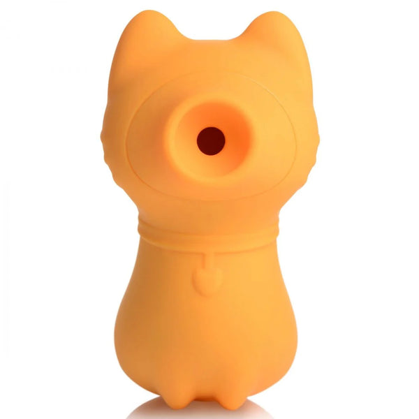 Sucky Kitty Rechargeable Silicone Clitoral Stimulator - Orange