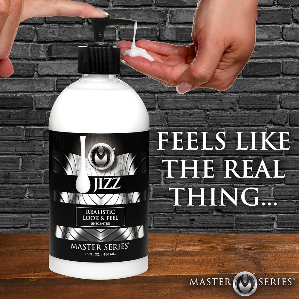 Master Series Jizz Unscented Water-Based Lube 16 oz. (488ml) - Extreme Toyz Singapore - https://extremetoyz.com.sg - Sex Toys and Lingerie Online Store