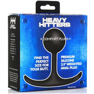 Premium Silicone Weighted Anal Plug - Medium