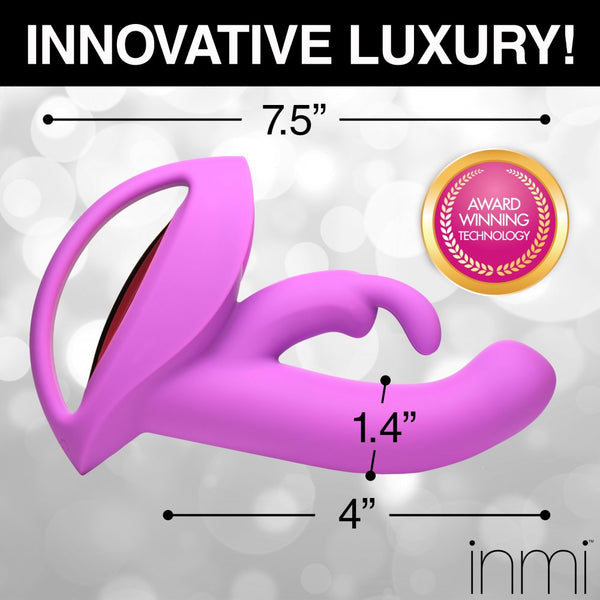 Inmi 12X Come-Hither Rocker Rechargeable Silicone Vibrator - Extreme Toyz Singapore - https://extremetoyz.com.sg - Sex Toys and Lingerie Online Store - Bondage Gear / Vibrators / Electrosex Toys / Wireless Remote Control Vibes / Sexy Lingerie and Role Play / BDSM / Dungeon Furnitures / Dildos and Strap Ons  / Anal and Prostate Massagers / Anal Douche and Cleaning Aide / Delay Sprays and Gels / Lubricants and more...