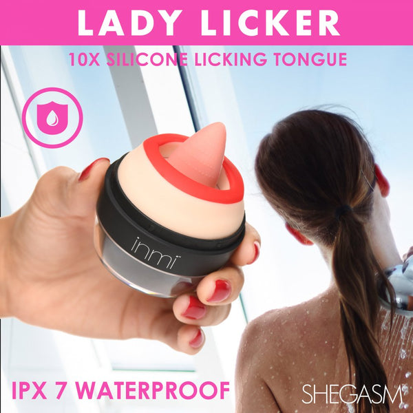 Inmi Lady Licker Rechargeable Flicking Tongue Clitoral Stimulator - Extreme Toyz Singapore - https://extremetoyz.com.sg - Sex Toys and Lingerie Online Store - Bondage Gear / Vibrators / Electrosex Toys / Wireless Remote Control Vibes / Sexy Lingerie and Role Play / BDSM / Dungeon Furnitures / Dildos and Strap Ons  / Anal and Prostate Massagers / Anal Douche and Cleaning Aide / Delay Sprays and Gels / Lubricants and more...