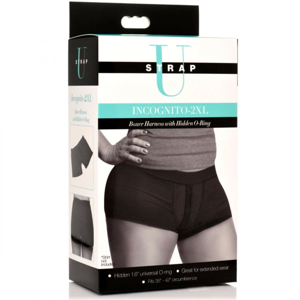 Incognito Boxer Harness with Hidden O-Ring - Plus Size