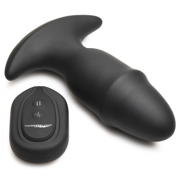 ThunderPlugs 10X Sliding Ring Rechargeable Silicone Missile Plug with Remote - Extreme Toyz Singapore - https://extremetoyz.com.sg - Sex Toys and Lingerie Online Store - Bondage Gear / Vibrators / Electrosex Toys / Wireless Remote Control Vibes / Sexy Lingerie and Role Play / BDSM / Dungeon Furnitures / Dildos and Strap Ons  / Anal and Prostate Massagers / Anal Douche and Cleaning Aide / Delay Sprays and Gels / Lubricants and more...