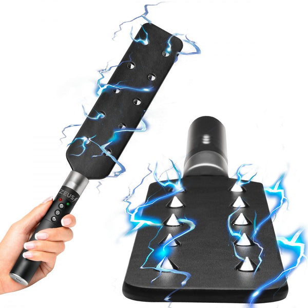 Zeus Electrosex  Rechargeable E-Stim Spiked Paddle -  Extreme Toyz Singapore - https://extremetoyz.com.sg - Sex Toys and Lingerie Online Store - Bondage Gear / Vibrators / Electrosex Toys / Wireless Remote Control Vibes / Sexy Lingerie and Role Play / BDSM / Dungeon Furnitures / Dildos and Strap Ons  / Anal and Prostate Massagers / Anal Douche and Cleaning Aide / Delay Sprays and Gels / Lubricants and more...
