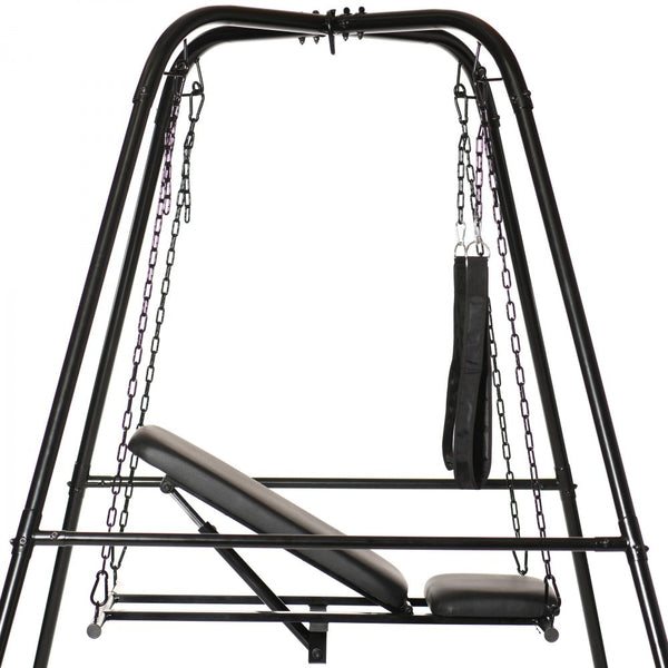 Master Series Throne Adjustable Sex Swing with Stand - Extreme Toyz Singapore - https://extremetoyz.com.sg - Sex Toys and Lingerie Online Store - Bondage Gear / Vibrators / Electrosex Toys / Wireless Remote Control Vibes / Sexy Lingerie and Role Play / BDSM / Dungeon Furnitures / Dildos and Strap Ons / Anal and Prostate Massagers / Anal Douche and Cleaning Aide / Delay Sprays and Gels / Lubricants and more...