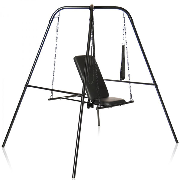 Master Series Throne Adjustable Sex Swing with Stand - Extreme Toyz Singapore - https://extremetoyz.com.sg - Sex Toys and Lingerie Online Store - Bondage Gear / Vibrators / Electrosex Toys / Wireless Remote Control Vibes / Sexy Lingerie and Role Play / BDSM / Dungeon Furnitures / Dildos and Strap Ons / Anal and Prostate Massagers / Anal Douche and Cleaning Aide / Delay Sprays and Gels / Lubricants and more...