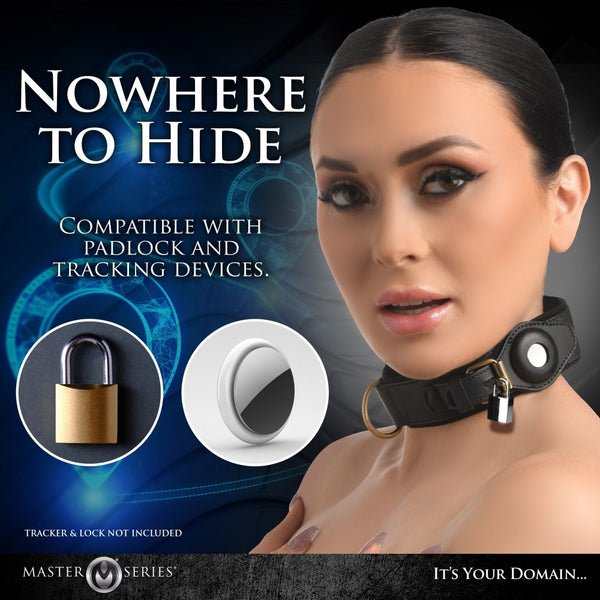 Master Series Tracer Tracking Collar - Extreme Toyz Singapore - https://extremetoyz.com.sg - Sex Toys and Lingerie Online Store - Bondage Gear / Vibrators / Electrosex Toys / Wireless Remote Control Vibes / Sexy Lingerie and Role Play / BDSM / Dungeon Furnitures / Dildos and Strap Ons  / Anal and Prostate Massagers / Anal Douche and Cleaning Aide / Delay Sprays and Gels / Lubricants and more...