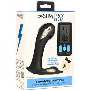 Zeus Electrosex E-Stim G-Spot Remote Control Silicone Rechargeable Panty Vibe - Extreme Toyz Singapore - https://extremetoyz.com.sg - Sex Toys and Lingerie Online Store - Bondage Gear / Vibrators / Electrosex Toys / Wireless Remote Control Vibes / Sexy Lingerie and Role Play / BDSM / Dungeon Furnitures / Dildos and Strap Ons  / Anal and Prostate Massagers / Anal Douche and Cleaning Aide / Delay Sprays and Gels / Lubricants and more...