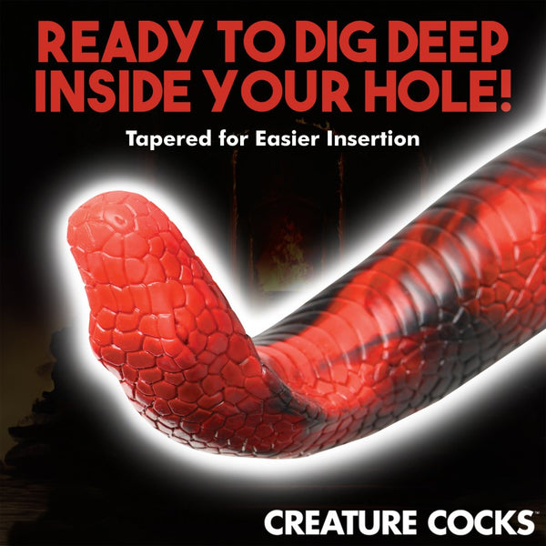 Creature Cocks King Cobra Silicone Dildo - Extreme Toyz Singapore - https://extremetoyz.com.sg - Sex Toys and Lingerie Online Store - Bondage Gear / Vibrators / Electrosex Toys / Wireless Remote Control Vibes / Sexy Lingerie and Role Play / BDSM / Dungeon Furnitures / Dildos and Strap Ons  / Anal and Prostate Massagers / Anal Douche and Cleaning Aide / Delay Sprays and Gels / Lubricants and more...