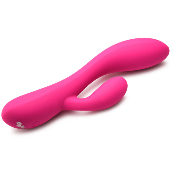 10X Flexible Silicone Rabbit Vibrator - Pink