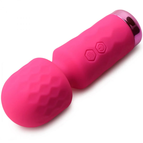 10X Mini Rechargeable Silicone Wand - Pink