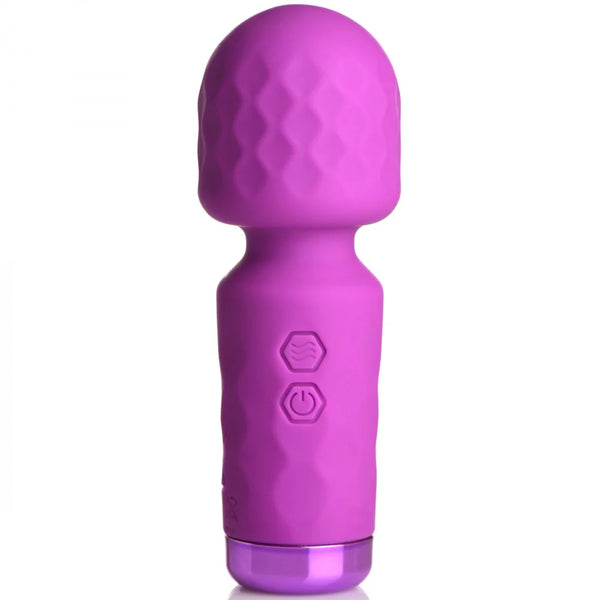 10X Mini Rechargeable Silicone Wand - Purple