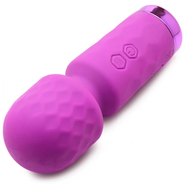 10X Mini Rechargeable Silicone Wand - Purple