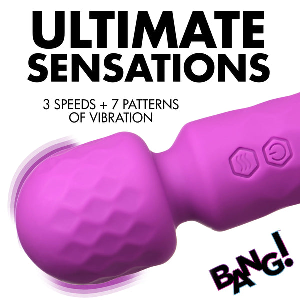 10X Mini Rechargeable Silicone Wand - Purple