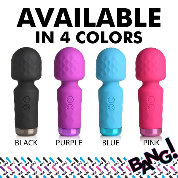 10X Mini Rechargeable Silicone Wand - Pink