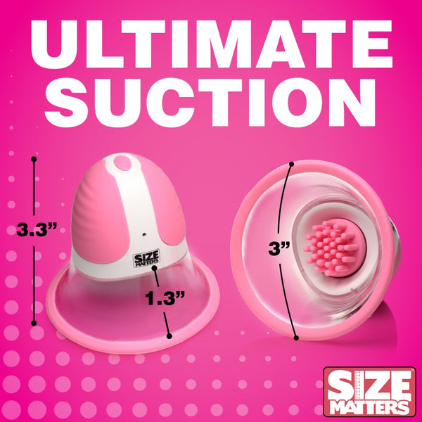 Size Matters 10X Rotating Rechargeable  Nipple Suckers - Extreme Toyz Singapore - https://extremetoyz.com.sg - Sex Toys and Lingerie Online Store - Bondage Gear / Vibrators / Electrosex Toys / Wireless Remote Control Vibes / Sexy Lingerie and Role Play / BDSM / Dungeon Furnitures / Dildos and Strap Ons  / Anal and Prostate Massagers / Anal Douche and Cleaning Aide / Delay Sprays and Gels / Lubricants and more...