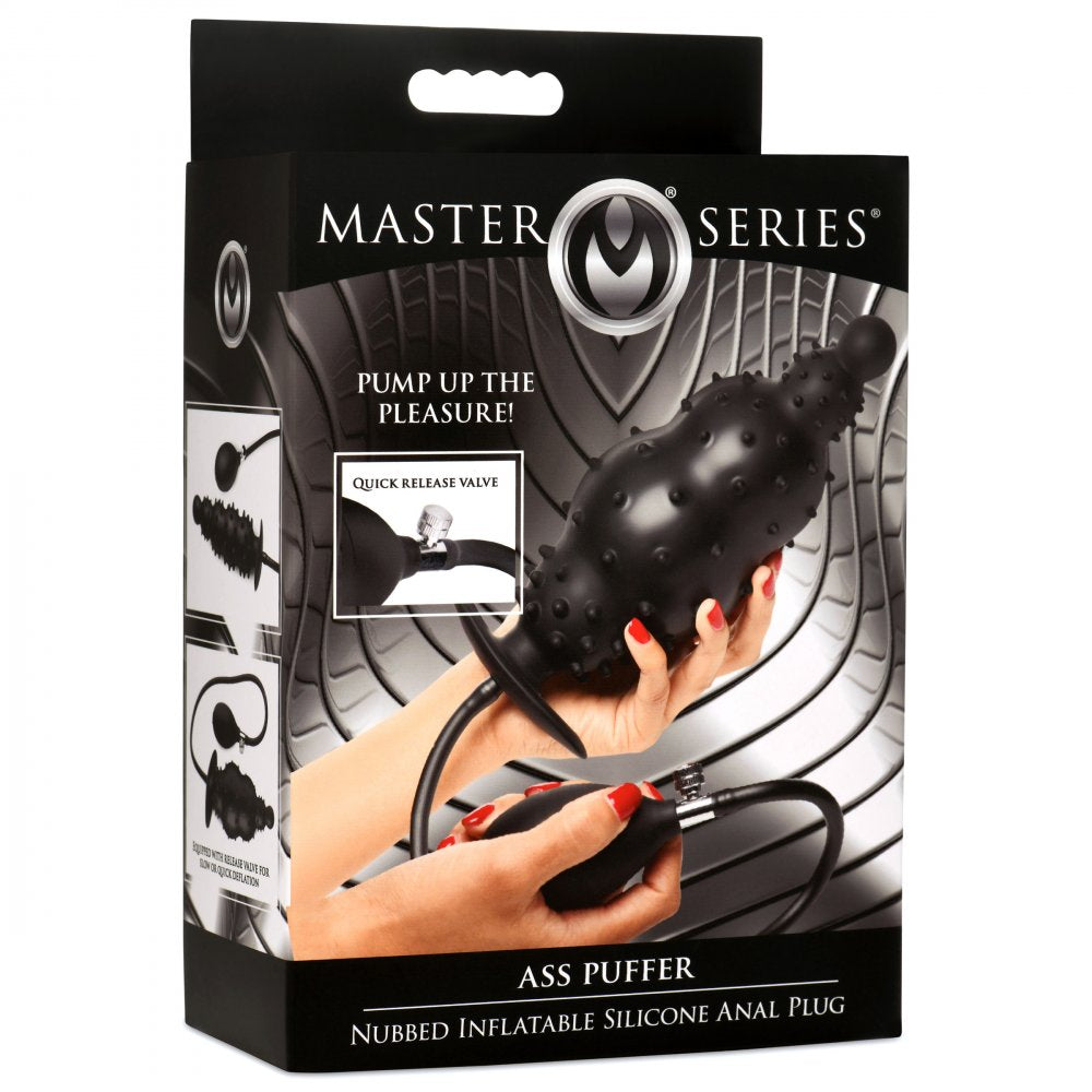 Master Series Ass Puffer Nubbed Inflatable Silicone Anal Plug - Extreme Toyz Singapore - https://extremetoyz.com.sg - Sex Toys and Lingerie Online Store - Bondage Gear / Vibrators / Electrosex Toys / Wireless Remote Control Vibes / Sexy Lingerie and Role Play / BDSM / Dungeon Furnitures / Dildos and Strap Ons  / Anal and Prostate Massagers / Anal Douche and Cleaning Aide / Delay Sprays and Gels / Lubricants and more...