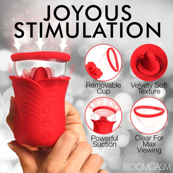 Inmi Bloomgasm Lily Lover Sucking & Vibrating Rechargeable Clitoral Stimulator - Extreme Toyz Singapore - https://extremetoyz.com.sg - Sex Toys and Lingerie Online Store - Bondage Gear / Vibrators / Electrosex Toys / Wireless Remote Control Vibes / Sexy Lingerie and Role Play / BDSM / Dungeon Furnitures / Dildos and Strap Ons  / Anal and Prostate Massagers / Anal Douche and Cleaning Aide / Delay Sprays and Gels / Lubricants and more...