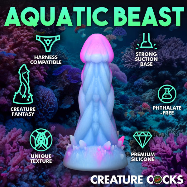 Creature Cocks Nomura Jellyfish Silicone Dildo - Extreme Toyz Singapore - https://extremetoyz.com.sg - Sex Toys and Lingerie Online Store - Bondage Gear / Vibrators / Electrosex Toys / Wireless Remote Control Vibes / Sexy Lingerie and Role Play / BDSM / Dungeon Furnitures / Dildos and Strap Ons / Anal and Prostate Massagers / Anal Douche and Cleaning Aide / Delay Sprays and Gels / Lubricants and more...