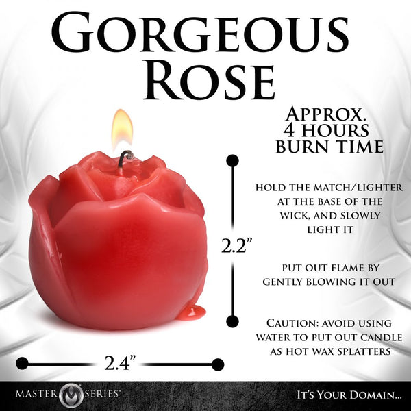 Master Series Flaming Rose Drip Candle - Extreme Toyz Singapore - https://extremetoyz.com.sg - Sex Toys and Lingerie Online Store - Bondage Gear / Vibrators / Electrosex Toys / Wireless Remote Control Vibes / Sexy Lingerie and Role Play / BDSM / Dungeon Furnitures / Dildos and Strap Ons  / Anal and Prostate Massagers / Anal Douche and Cleaning Aide / Delay Sprays and Gels / Lubricants and more...